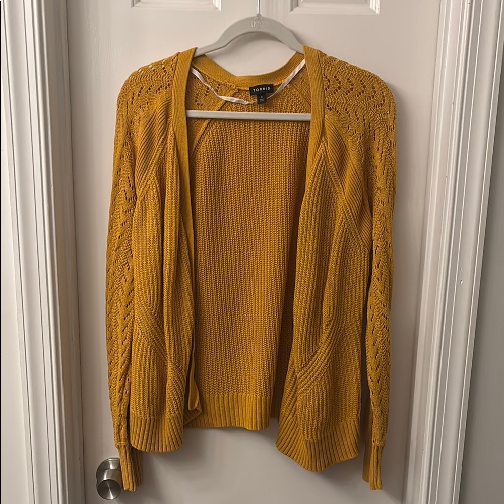Torrid Mustard Yellow Women's Cardigan